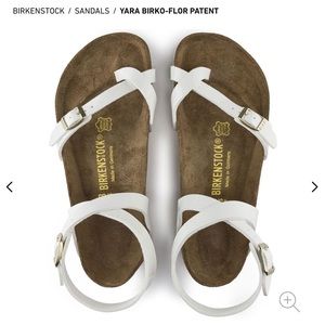 Brand New Yara White Birkenstocks🤍